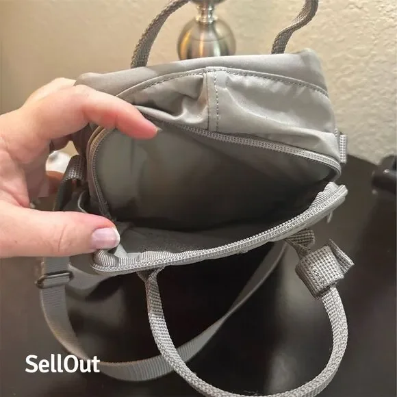 New Fjällräven Kånken Mini Backpack Sling Pack Fog Grey Unisex Crossbody NWOT - Picture 3 of 4